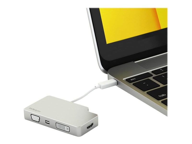 StarTech.com Travel A/V Adapter USB-C to VGA DVI HDMI Mini DisplayPort