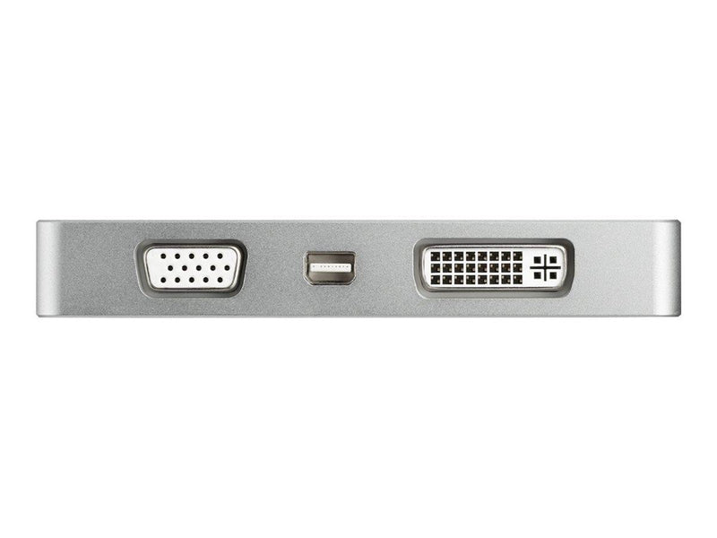 StarTech.com Travel A/V Adapter USB-C to VGA DVI HDMI Mini DisplayPort