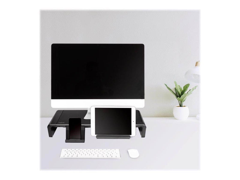 LogiLink Ergonomic tabletop monitor riser 420–520 mm long 25 kg