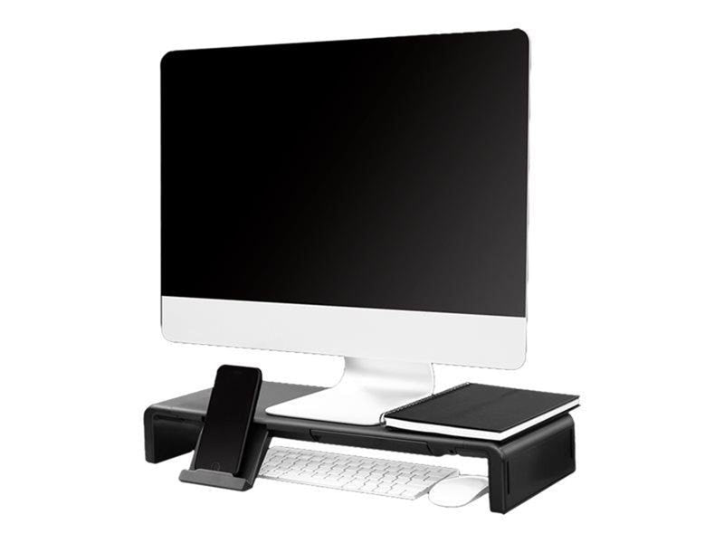 LogiLink Ergonomic tabletop monitor riser 420–520 mm long 25 kg