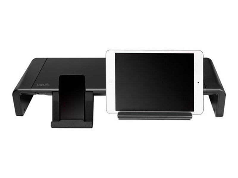 LogiLink Ergonomic tabletop monitor riser 420–520 mm long 25 kg
