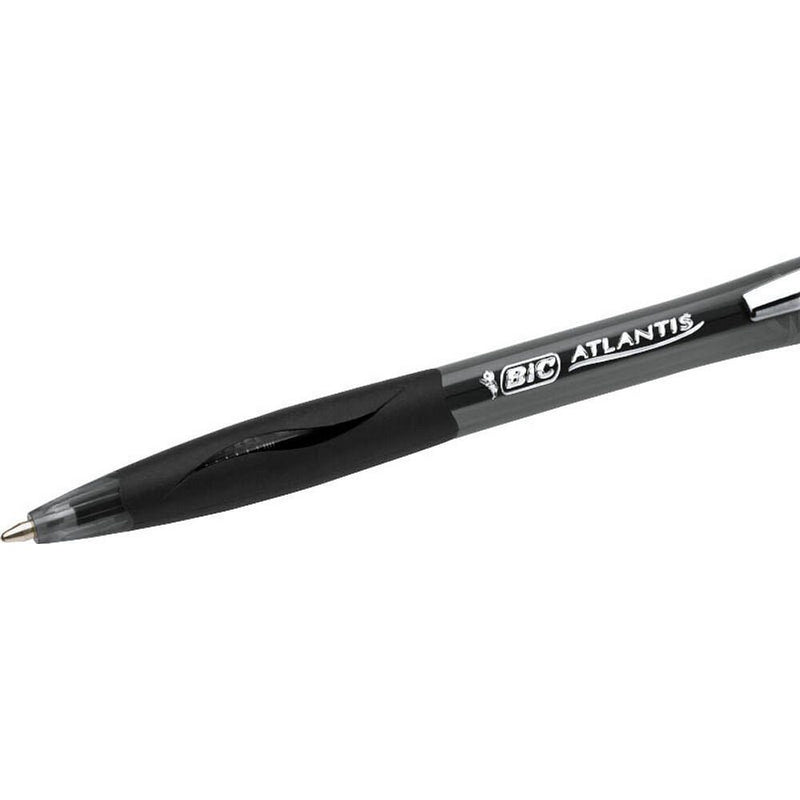 BIC Kugelschreiber ATLANTIS Soft schwarz - Schreibfarbe schwarz