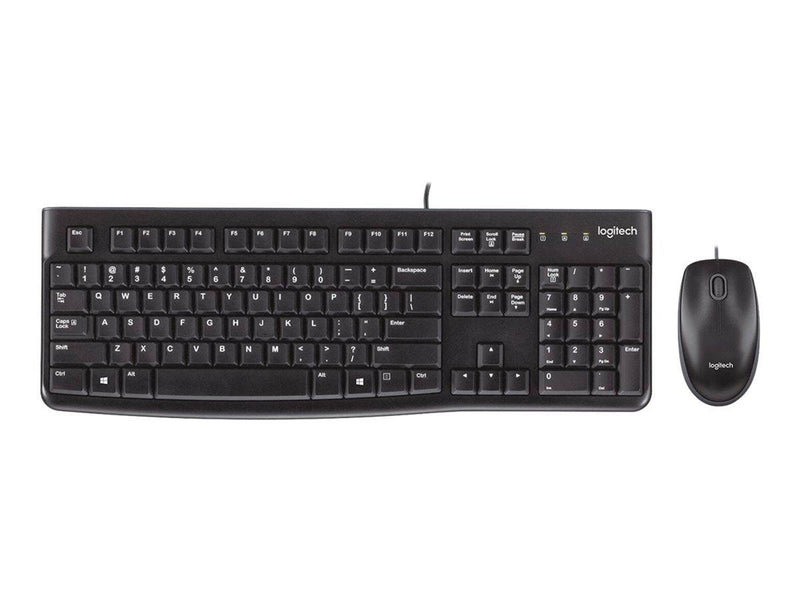 Logitech Desktop MK120 - Tastatur & Maus Set - Italienisch