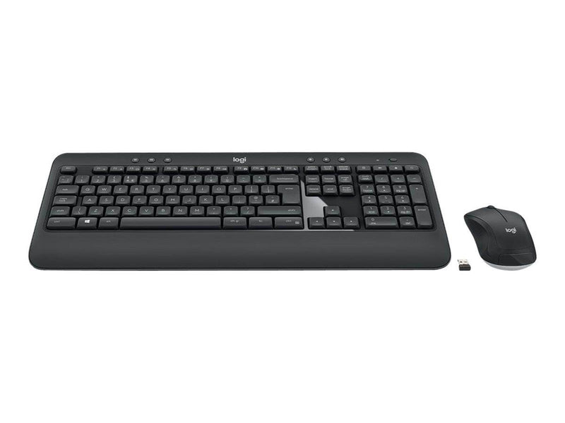 Logitech MK540 Advanced - keyboard and mouse set - QWERTY - Spanish - Tastatur & Maus Set - Spanisch - Schwarz