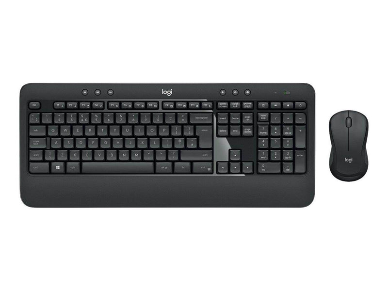 Logitech MK540 Advanced - keyboard and mouse set - QWERTY - Spanish - Tastatur & Maus Set - Spanisch - Schwarz