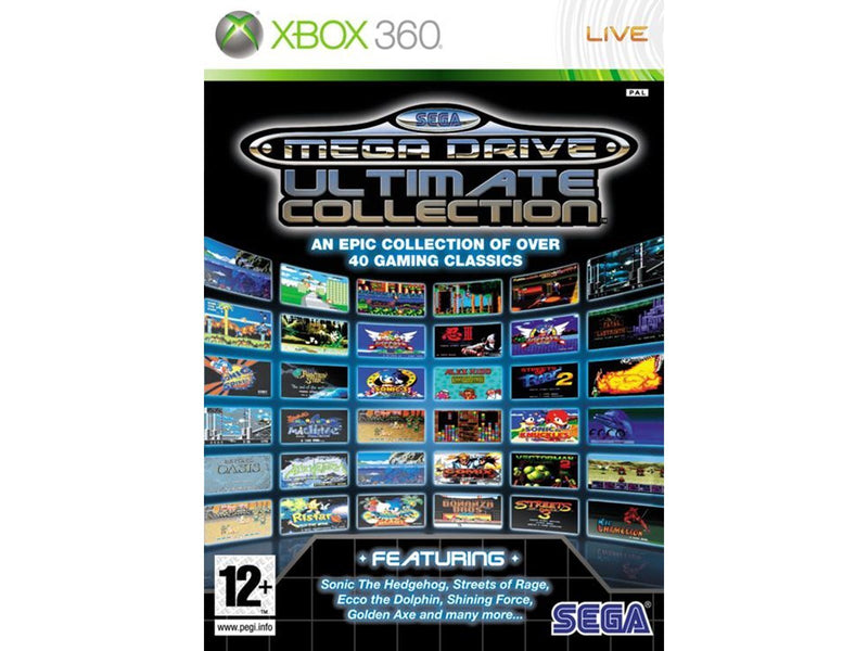 SEGA Mega Drive Ultimate Collection - Microsoft Xbox 360 - Retro - PEGI 12