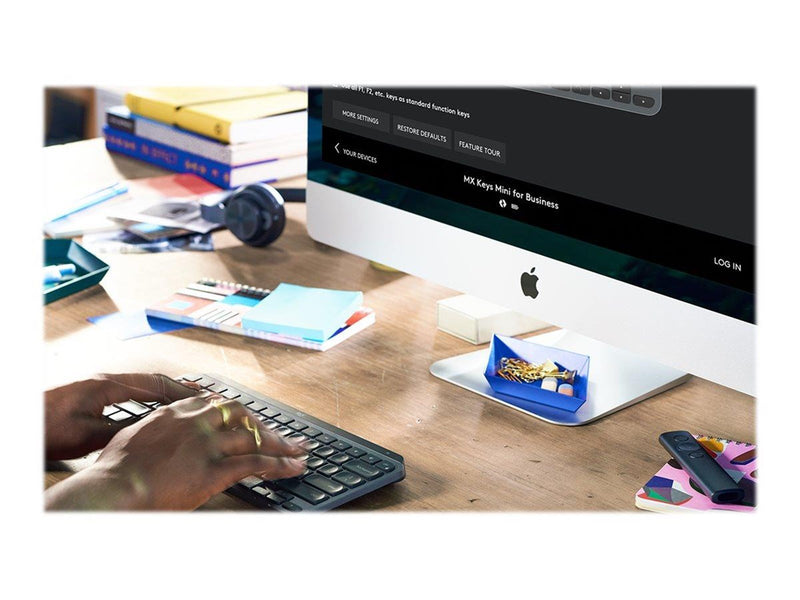Logitech MX Keys Mini for Business - Tastaturen - Englisch - Schwarz