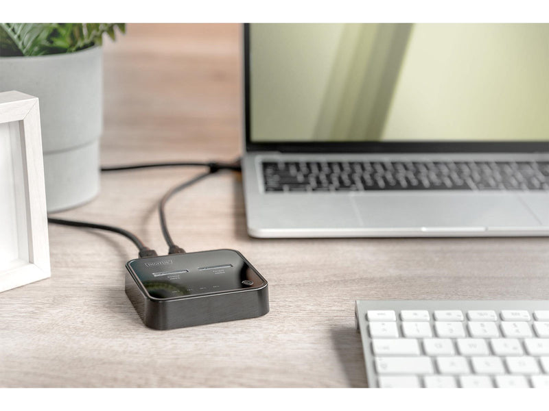 DIGITUS Dual M.2 NVMe SSD Docking Station with Offline Clone Function