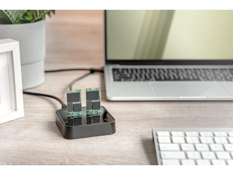 DIGITUS Dual M.2 NVMe SSD Docking Station with Offline Clone Function
