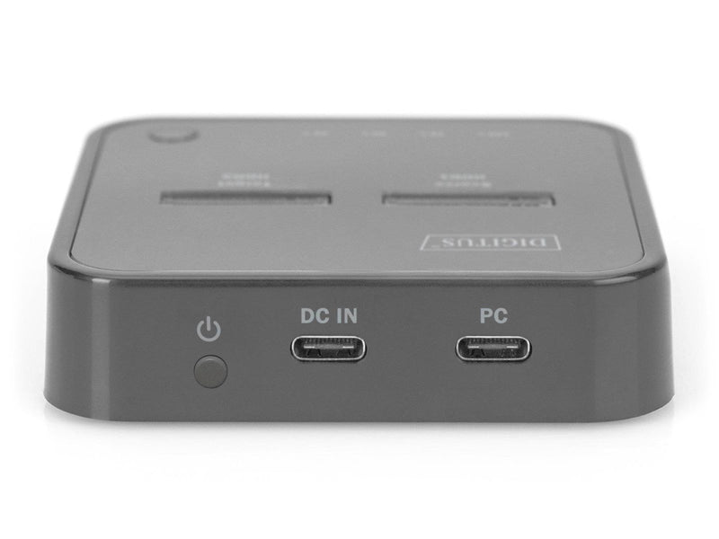 DIGITUS Dual M.2 NVMe SSD Docking Station with Offline Clone Function