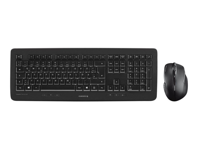 Cherry DW 5100 - Tastatur & Maus Set - Czechoslovakian - Schwarz