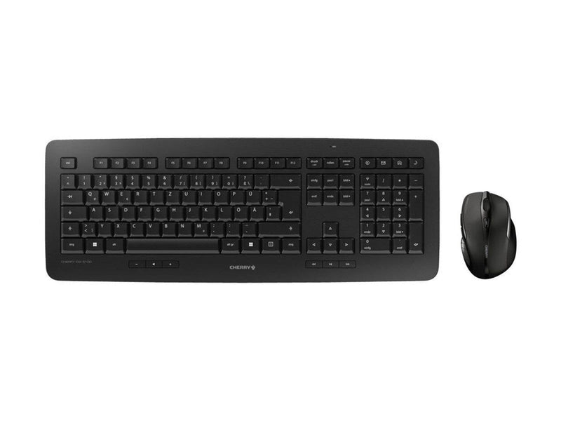 Cherry DW 5100 - Tastatur & Maus Set - Czechoslovakian - Schwarz