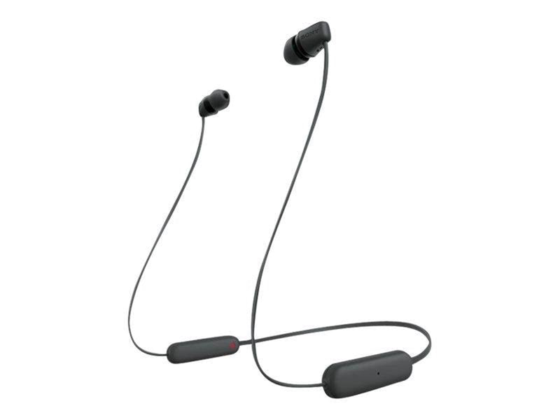 Sony WI-C100 - earphones with mic - Black