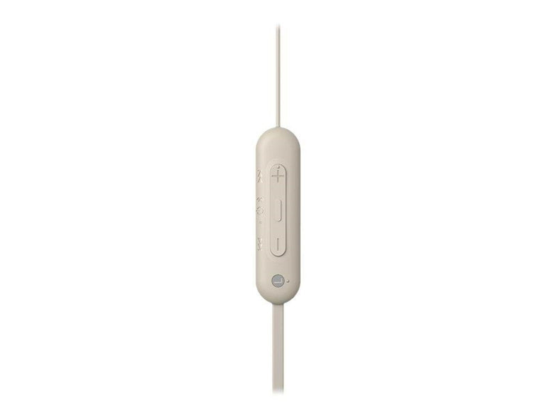 Sony WI-C100 - earphones with mic - Beige