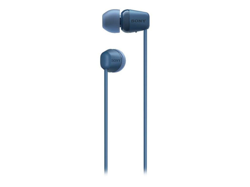 Sony WI-C100 - earphones with mic - Blue