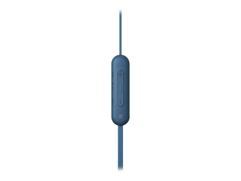 Sony WI-C100 - earphones with mic - Blue