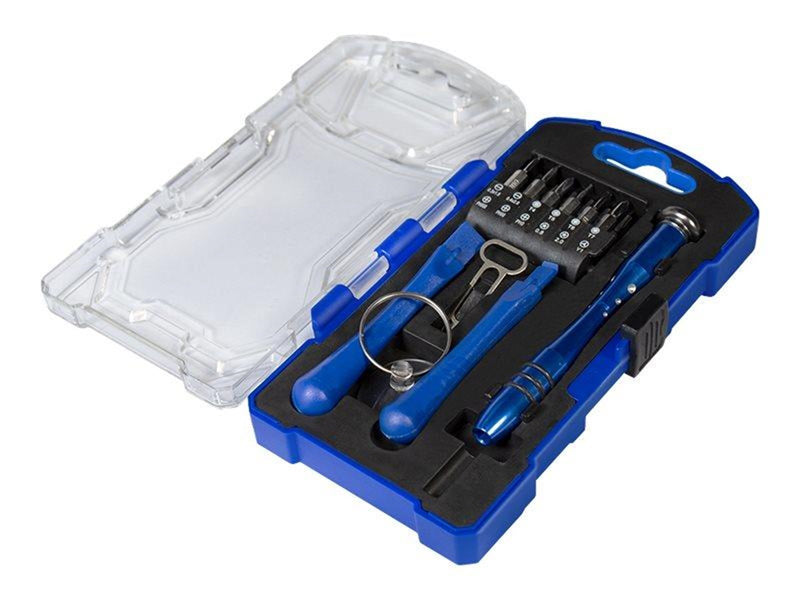 LogiLink Screwdriver set with attachable bits and accessory 17 pieces