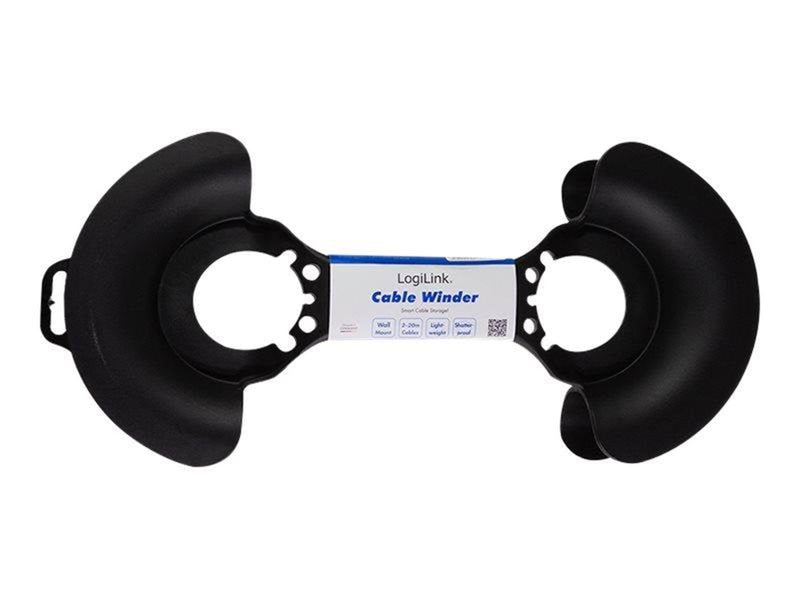 LogiLink Cable winder for 2–20 m cables suitable for wall mounting