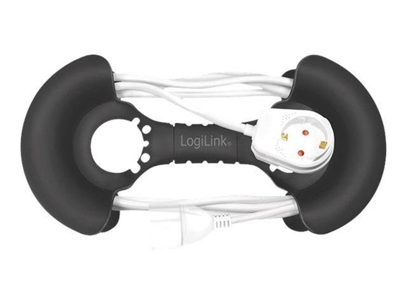 LogiLink Cable winder for 2–20 m cables suitable for wall mounting