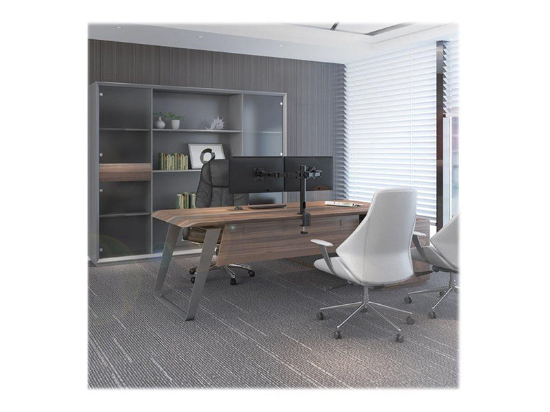 LogiLink Dual monitor mount 17–32" arm length: adjustable