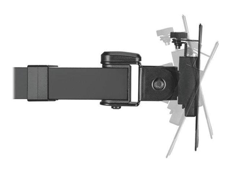 LogiLink Dual monitor mount 17–32" arm length: adjustable