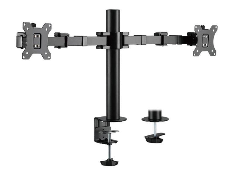 LogiLink Dual monitor mount 17–32" arm length: adjustable