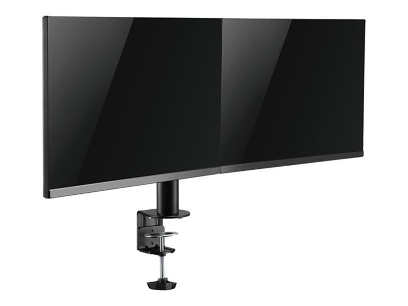 LogiLink Dual monitor mount 17–32" arm length: adjustable