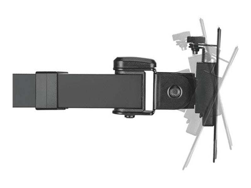 LogiLink Dual monitor mount 17–32" arm length: adjustable