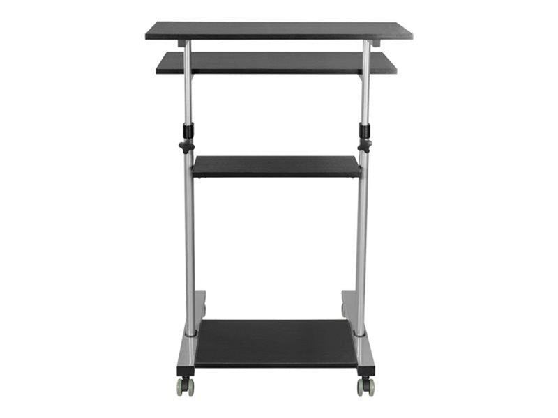 LogiLink Sit-stand workstation height adjustable mobile 60 kg max. 60 kg