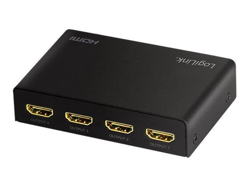 LogiLink HDMI splitter 1x4-Port 4K/60 Hz HDCP EDID HDR CEC downscaler