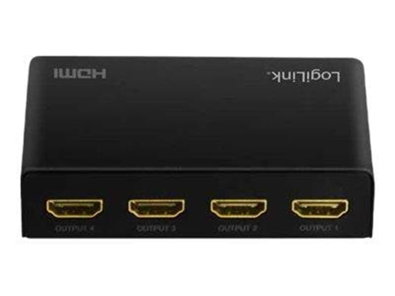 LogiLink HDMI splitter 1x4-Port 4K/60 Hz HDCP EDID HDR CEC downscaler