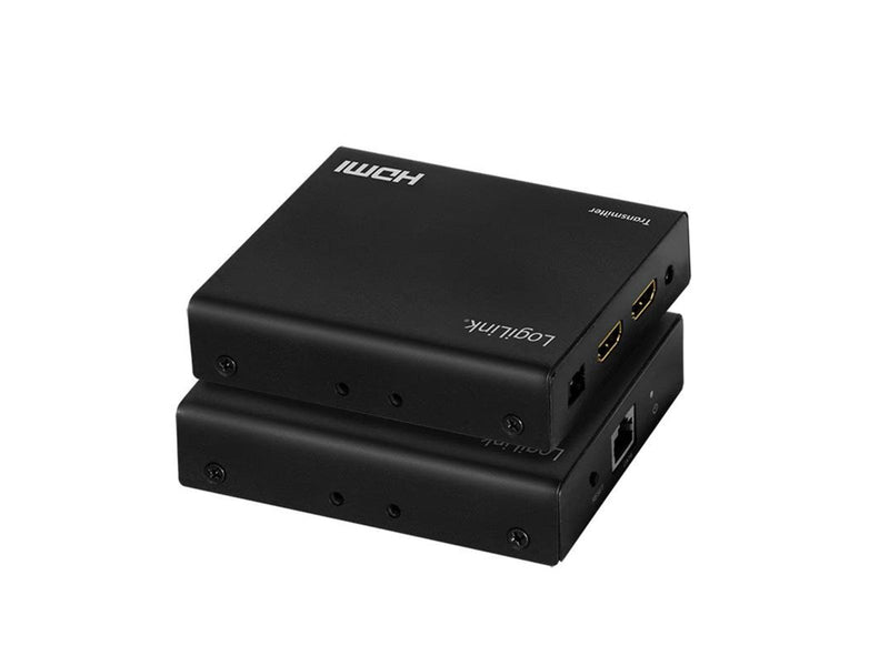 LogiLink HDMI extender/splitter set over IP 70 m 1x2-Port.4K/60 Hz.HDR.IR.POC