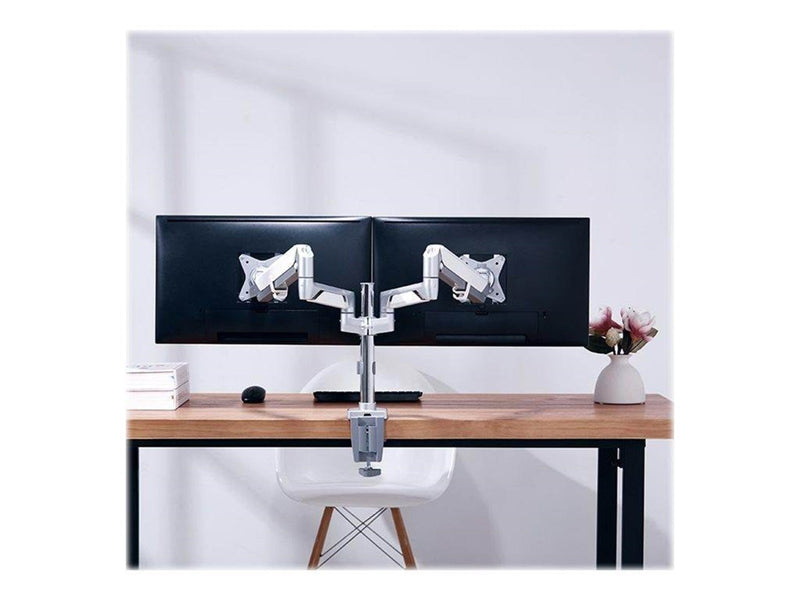 LogiLink Dual monitor mount 17–32" aluminum curved screens