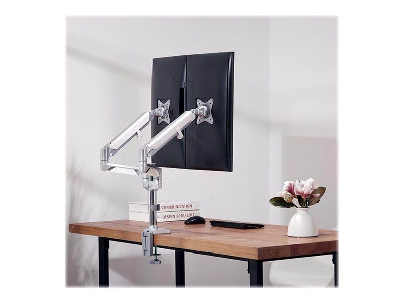 LogiLink Dual monitor mount 17–32" aluminum curved screens