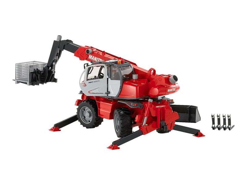 Bruder Manitou Telescopic forklift MRT 2150 with accessories
