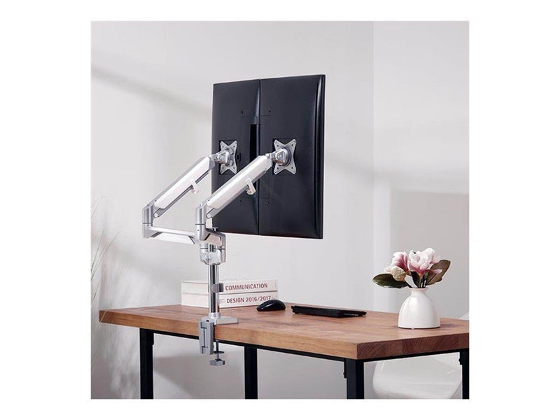 LogiLink Dual monitor mount 17–32" aluminum curved screens