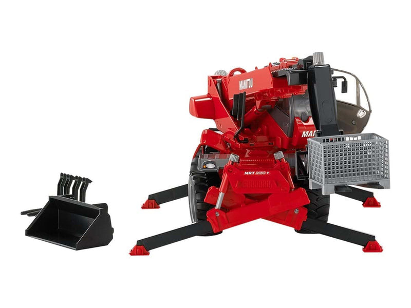 Bruder Manitou Telescopic forklift MRT 2150 with accessories