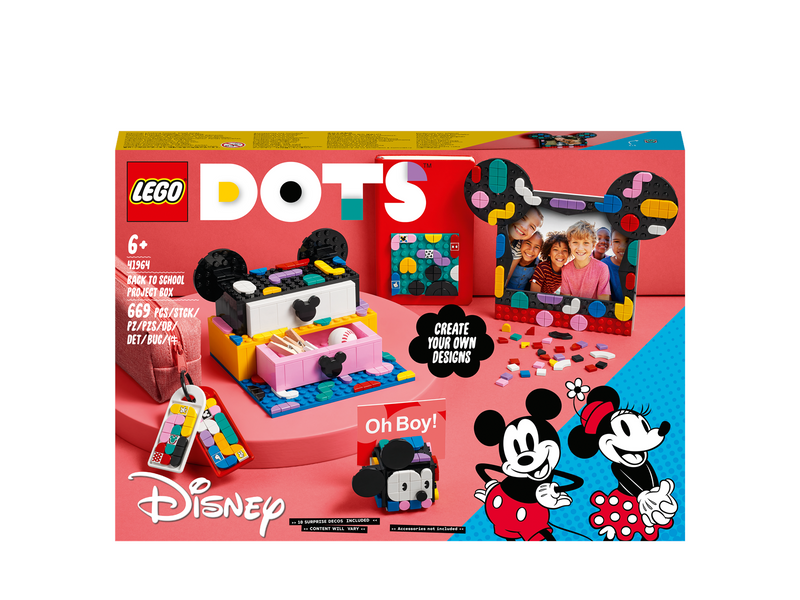 LEGO DOTS 41964 Micky & Minnie Kreativbox zum Schulanfang