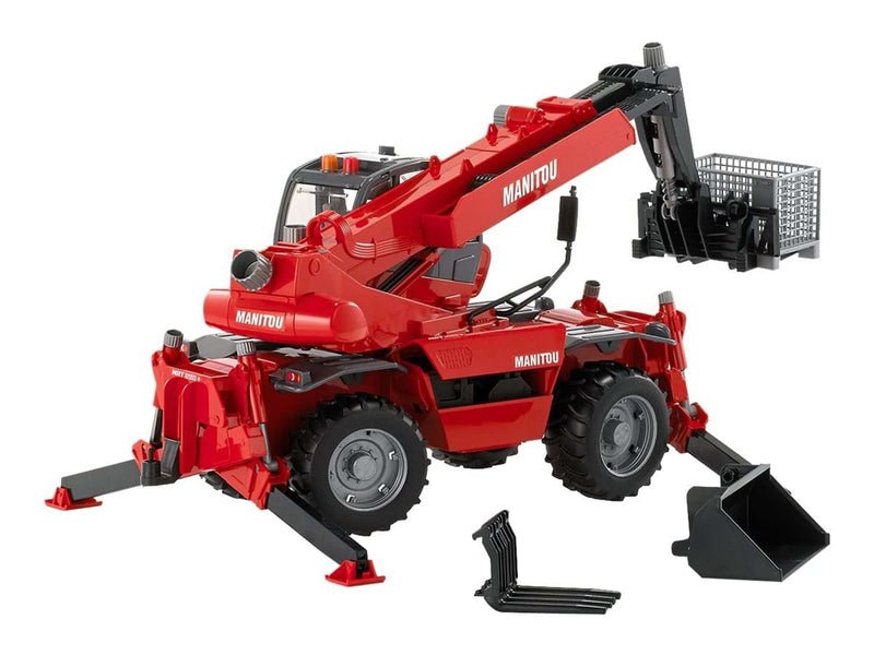 Bruder Manitou Telescopic forklift MRT 2150 with accessories