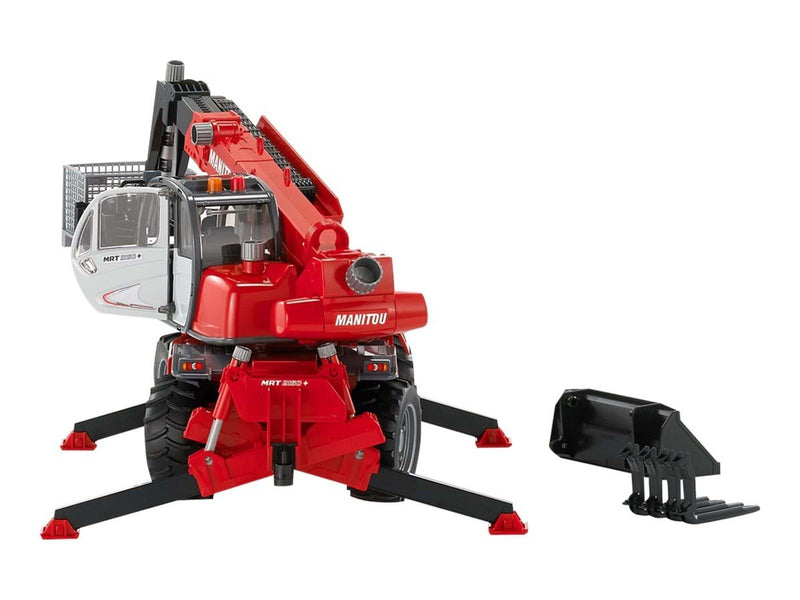 Bruder Manitou Telescopic forklift MRT 2150 with accessories