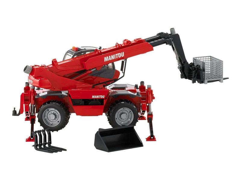 Bruder Manitou Telescopic forklift MRT 2150 with accessories