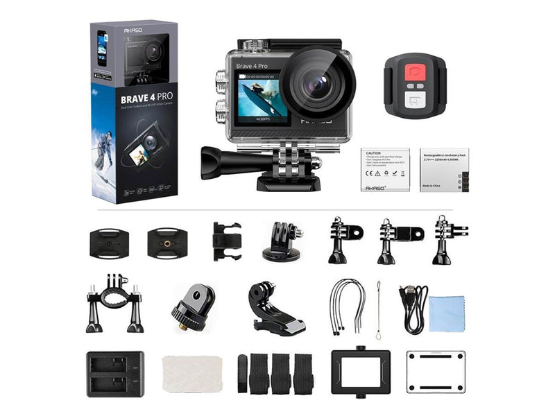 Akaso Brave 4 Pro Dual Screen 4K/30fps 20MP Action Camera