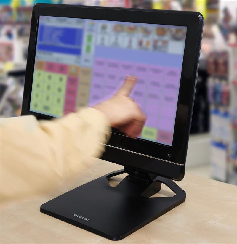 Ergotron Neo-Flex Touchscreen Standfuß Tischhalterung für einen Monitor bis 68,58 cm 27 Zoll schwarz
