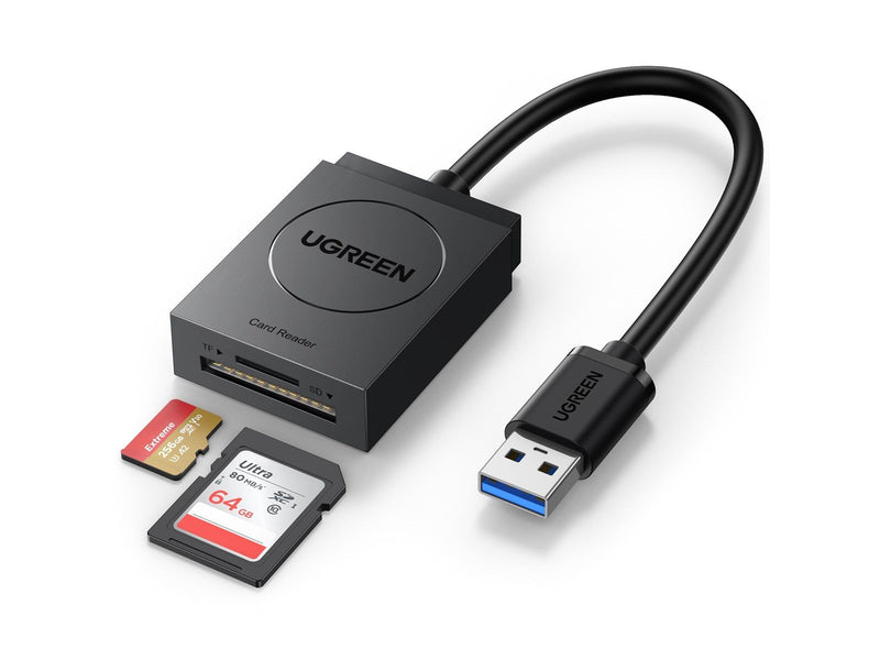 UGREEN 2-in-1 USB-A SD/TF Card reader
