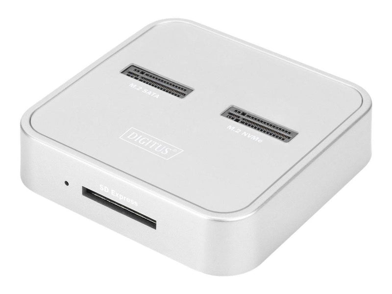 DIGITUS - SSD docking station - M.2 Card (PCIe NVMe & SATA) - USB-C 3.2 (Gen 2)
