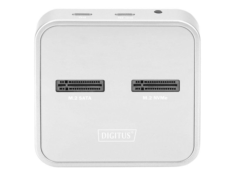 DIGITUS - SSD docking station - M.2 Card (PCIe NVMe & SATA) - USB-C 3.2 (Gen 2)