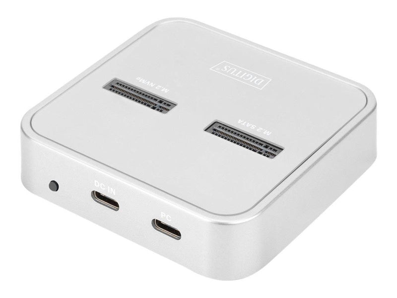DIGITUS - SSD docking station - M.2 Card (PCIe NVMe & SATA) - USB-C 3.2 (Gen 2)