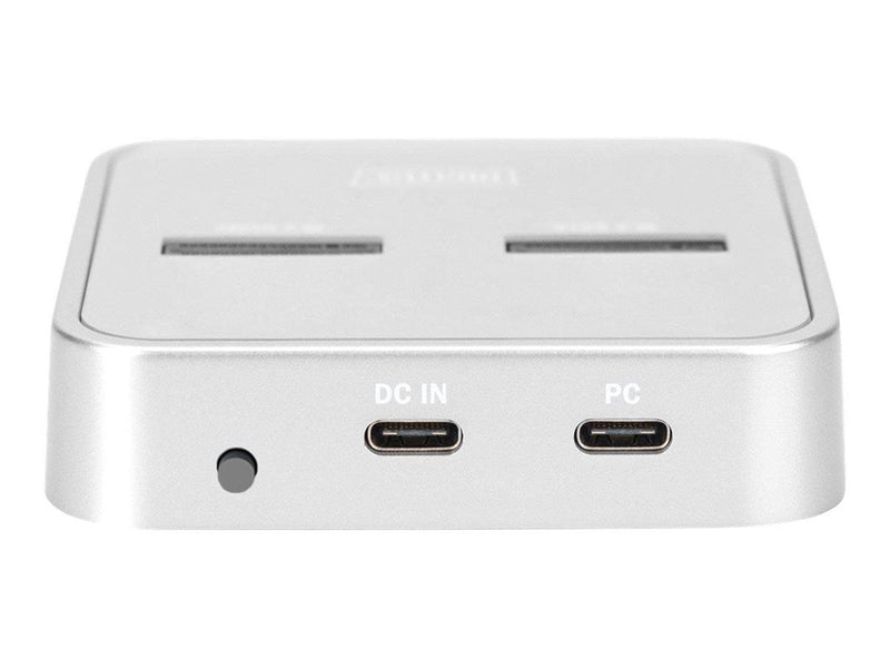 DIGITUS - SSD docking station - M.2 Card (PCIe NVMe & SATA) - USB-C 3.2 (Gen 2)