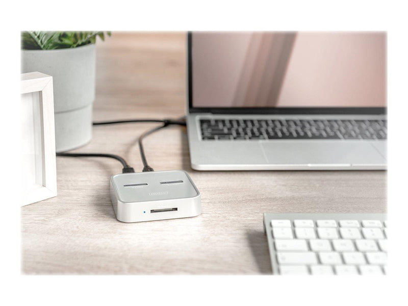 DIGITUS - SSD docking station - M.2 Card (PCIe NVMe & SATA) - USB-C 3.2 (Gen 2)