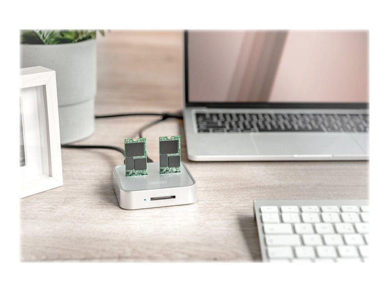 DIGITUS - SSD docking station - M.2 Card (PCIe NVMe & SATA) - USB-C 3.2 (Gen 2)